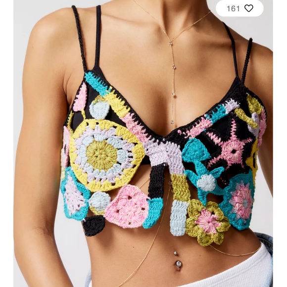Urban Outfitters Tops - COPY - NEW Urban Outfitters Maggie Hand Knit Cami -